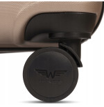 Walizka WINGS twarda kabinowa ABS Peacock 149 S DARK GREY 38 l