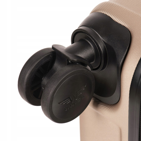 Walizka WINGS twarda kabinowa ABS Peacock 149 S DARK GREY 38 l