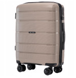 Walizka twarda WINGS kabinowa polipropylen HWF02 S CHAMPAGNE 38 l