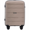 Walizka twarda WINGS kabinowa polipropylen HWF02 S CHAMPAGNE 38 l