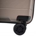 Walizka twarda WINGS kabinowa polipropylen HWF02 S CHAMPAGNE 38 l