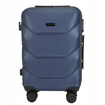 Walizka mała kabinowa do samolotu bagaż podręczny WINGS ABS 149 38 l BLUE