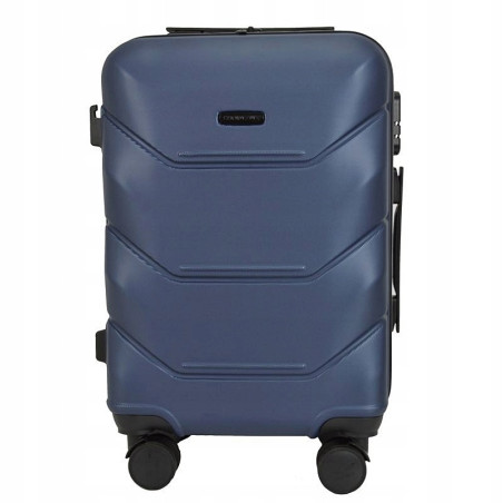 Walizka mała kabinowa do samolotu bagaż podręczny WINGS ABS 149 38 l BLUE