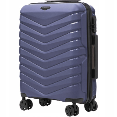 Walizka WINGS twarda kabinowa polipropylen PHX02 S BLUE 38 l