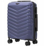 Walizka WINGS twarda kabinowa polipropylen PHX02 S BLUE 38 l