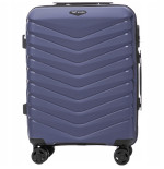 Walizka WINGS twarda kabinowa polipropylen PHX02 S BLUE 38 l