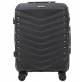 Walizka WINGS twarda kabinowa polipropylen PHX02 S BLACK 38 l