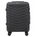 Walizka WINGS twarda kabinowa polipropylen PHX02 S BLACK 38 l
