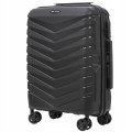 Walizka WINGS twarda kabinowa polipropylen PHX02 S BLACK 38 l