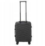 Walizka WINGS twarda kabinowa polipropylen PHX02 S BLACK 38 l
