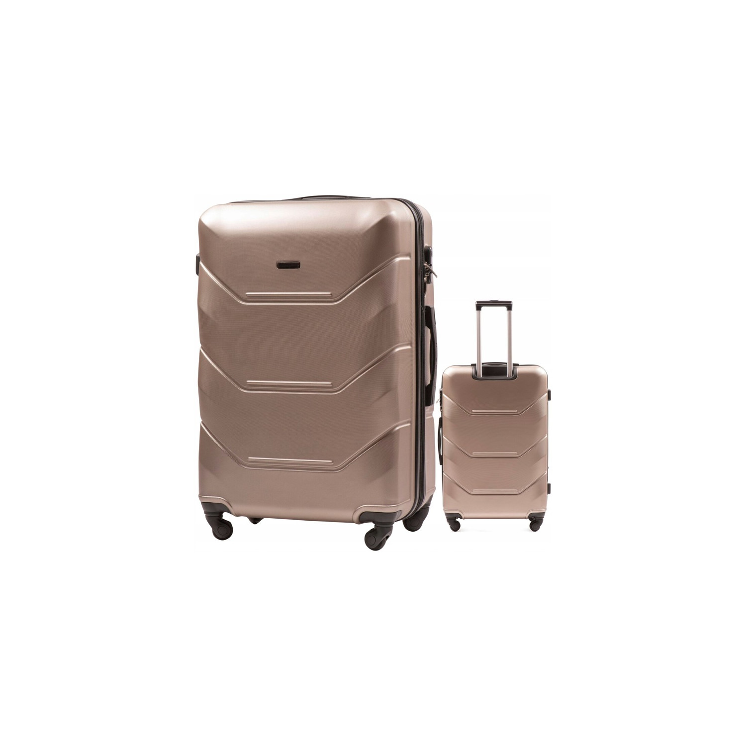 Walizka twarda kabinowa ABS UNLIMITES MGN01 S CHAMPAGNE 38 l