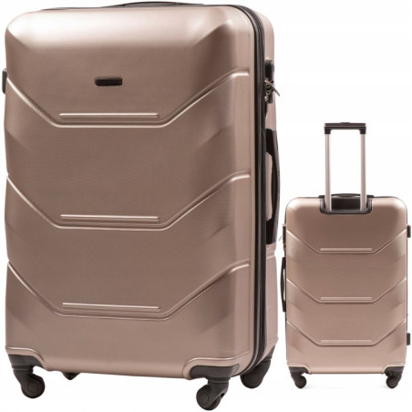 Walizka twarda kabinowa ABS UNLIMITES MGN01 S CHAMPAGNE 38 l