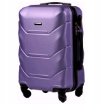 Walizka twarda kabinowa ABS UNLIMITED MGN01 S SILVER PURPLE 38 l