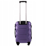 Walizka twarda kabinowa ABS UNLIMITED MGN01 S SILVER PURPLE 38 l