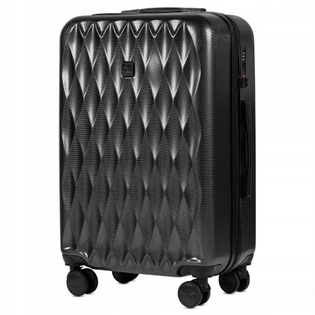 Walizka twarda średnia poliwęglan (polikarbonat) PC190 M DARK GREY 63 l
