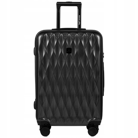 Walizka twarda średnia poliwęglan (polikarbonat) PC190 M DARK GREY 63 l