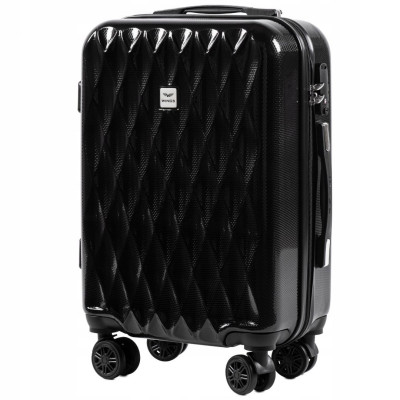 WALIZKA TURYSTYCZNA PC190 L BLACK POLICARBON