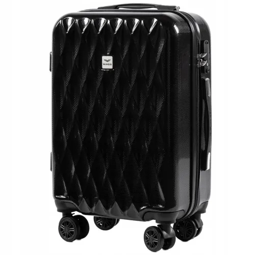 WALIZKA TURYSTYCZNA PC190 L BLACK POLICARBON