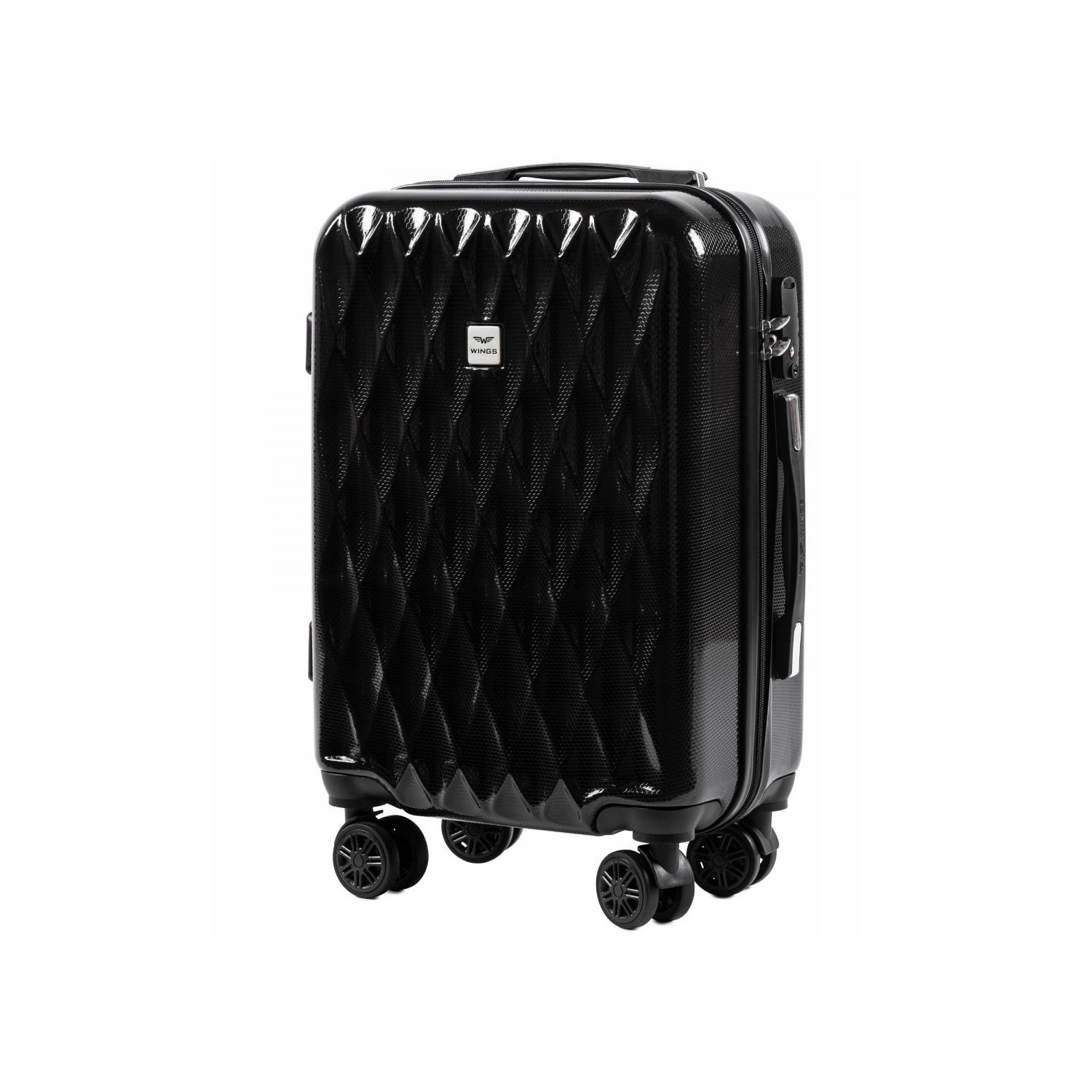 WALIZKA TURYSTYCZNA PC190 L BLACK POLICARBON WALIZKA TURYSTYCZNA PC190 L BLACK POLICARBON