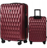 WINGS BAGAŻ podróżny WALIZKA POLICARBON PC190 L WINE RED