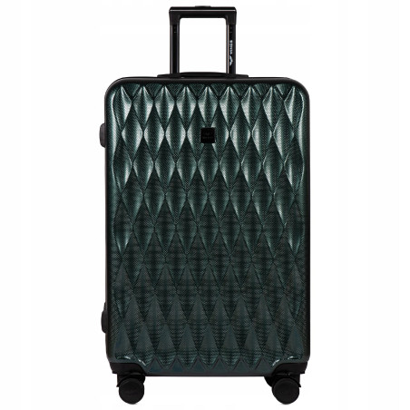 WINGS BAGAŻ podróżny WALIZKA PC190 L DARK GREEN policarbon