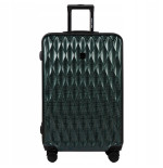 WINGS BAGAŻ podróżny WALIZKA PC190 L DARK GREEN policarbon