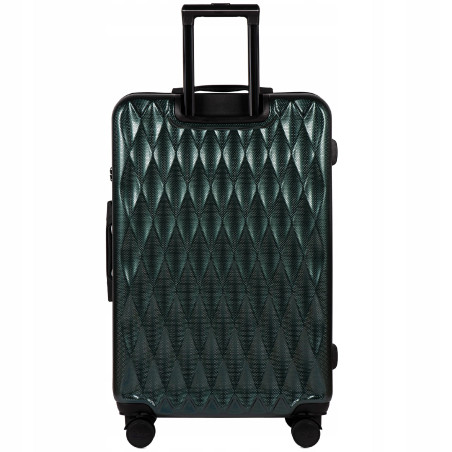 WINGS BAGAŻ podróżny WALIZKA PC190 L DARK GREEN policarbon
