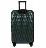 WINGS BAGAŻ podróżny WALIZKA PC190 L DARK GREEN policarbon