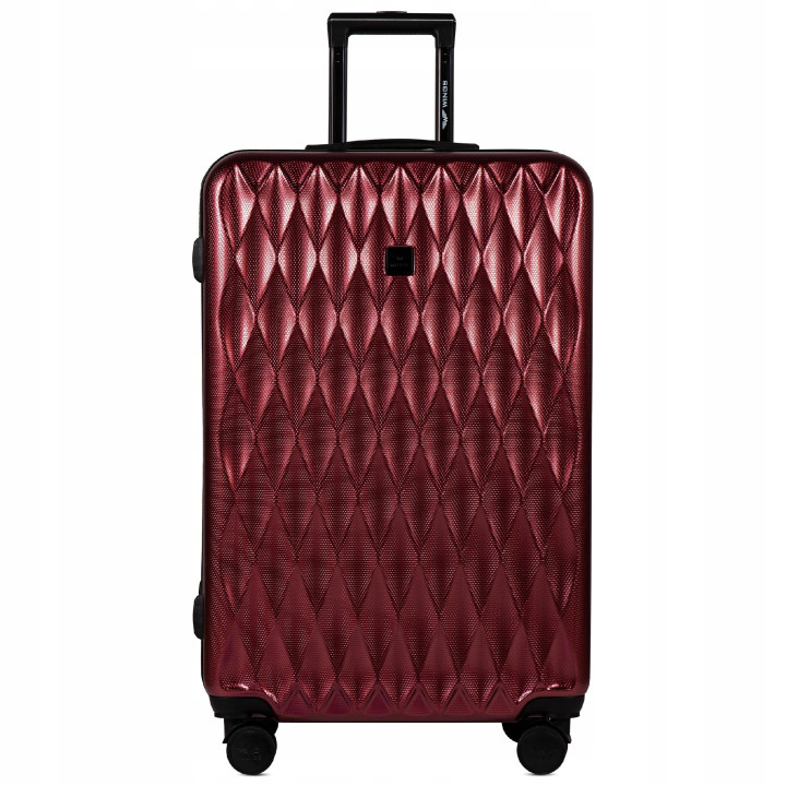 WINGS BAGAŻ podróżny WALIZKA POLICARBON PC190 L WINE RED
