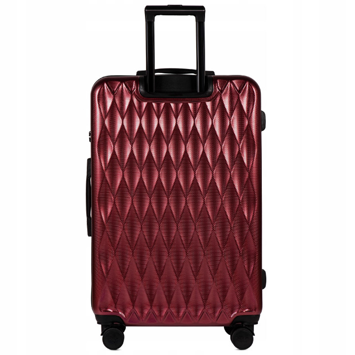 WINGS BAGAŻ podróżny WALIZKA POLICARBON PC190 L WINE RED
