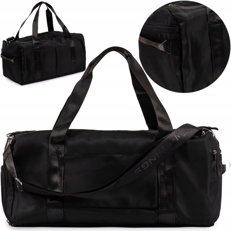 Torba podróżna Wings FB001 BLACK TORBA DAMSKA