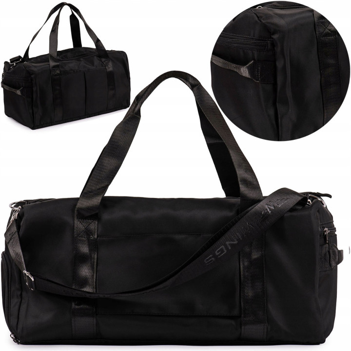 Torba podróżna Wings FB001 BLACK TORBA DAMSKA