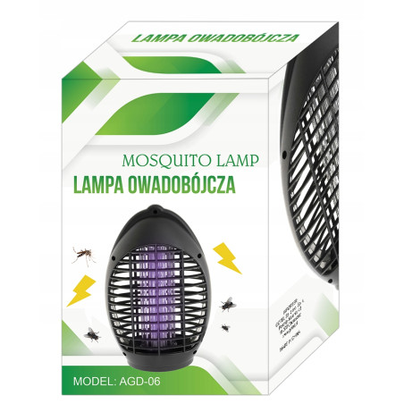 Lampa owadobójcza UV zawieszana 4W 230V