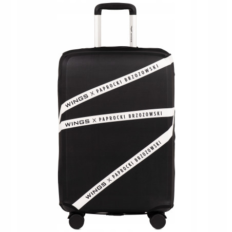 WINGS POKROWIEC OCHRONNY 28' NA DUŻĄ WALIZKĘ PAPROCKI & BRZOZOWSKI CZARNY
