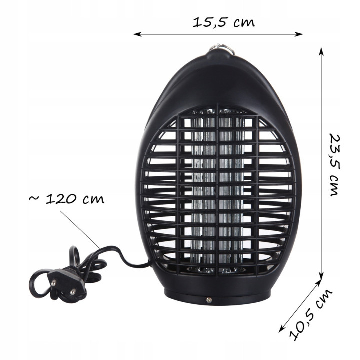 Lampa owadobójcza UV zawieszana 4W 230V