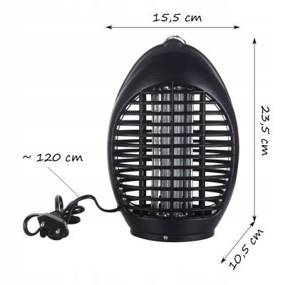 Lampa owadobójcza UV zawieszana 4W 230V