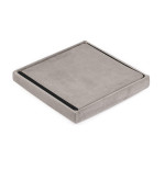 PUFA SKŁADANA SIEDZISKO ZE SCHOWKIEM 30x30x30 cm BEŻOWY WELUR