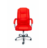 Fotel biurowy obrotowy MAXI CZERWONY