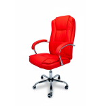 Fotel biurowy obrotowy MAXI CZERWONY