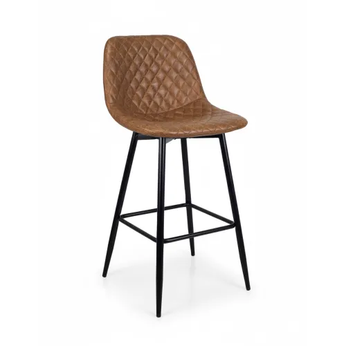 KRZESŁO BAROWE, KUCHENNE, DO POKOJU, SALONU, VINTAGE, BOND BRĄZOWY