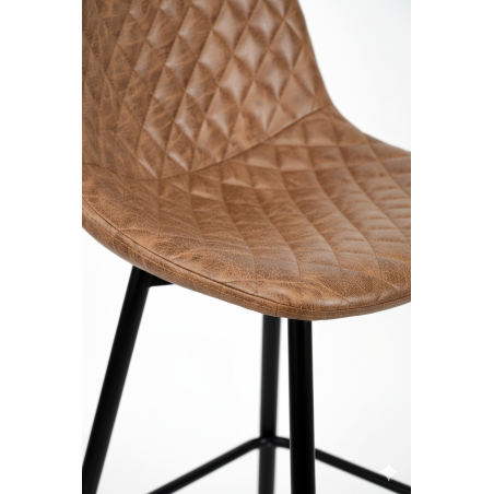 KRZESŁO BAROWE, KUCHENNE, DO POKOJU, SALONU, VINTAGE, BOND BRĄZOWY