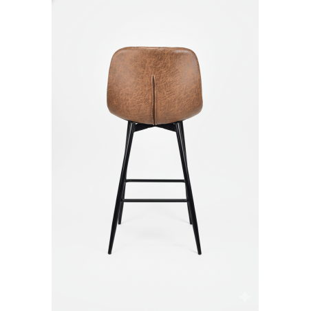 KRZESŁO BAROWE, KUCHENNE, DO POKOJU, SALONU, VINTAGE, BOND BRĄZOWY