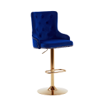 Hoker barowy,do kuchni, salonu, pokoju, elegancki ROYAL VELVET NIEBIESKI GL