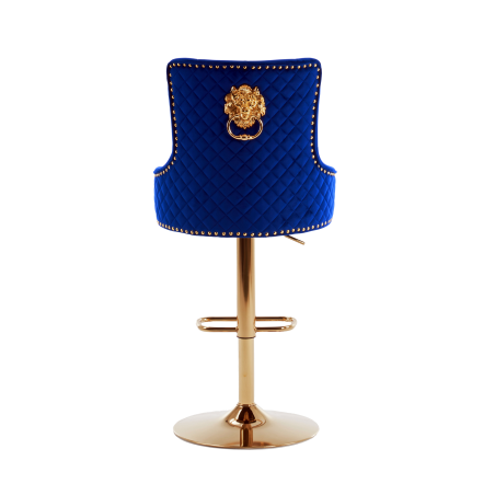 Hoker barowy,do kuchni, salonu, pokoju, elegancki ROYAL VELVET NIEBIESKI GL