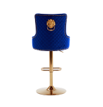 Hoker barowy,do kuchni, salonu, pokoju, elegancki ROYAL VELVET NIEBIESKI GL