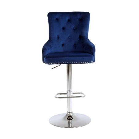 Hoker barowy,do kuchni, salonu, pokoju, elegancki ROYAL VELVET NIEBIESKI SL