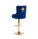 Hoker barowy,do kuchni, salonu, pokoju, elegancki ROYAL VELVET NIEBIESKI GL