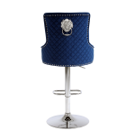 Hoker barowy,do kuchni, salonu, pokoju, elegancki ROYAL VELVET NIEBIESKI SL