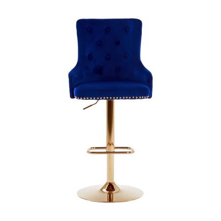 Hoker barowy,do kuchni, salonu, pokoju, elegancki ROYAL VELVET NIEBIESKI GL