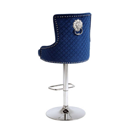 Hoker barowy,do kuchni, salonu, pokoju, elegancki ROYAL VELVET NIEBIESKI SL